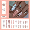 12 Sizes-24 Pcs Press On Nails Z735