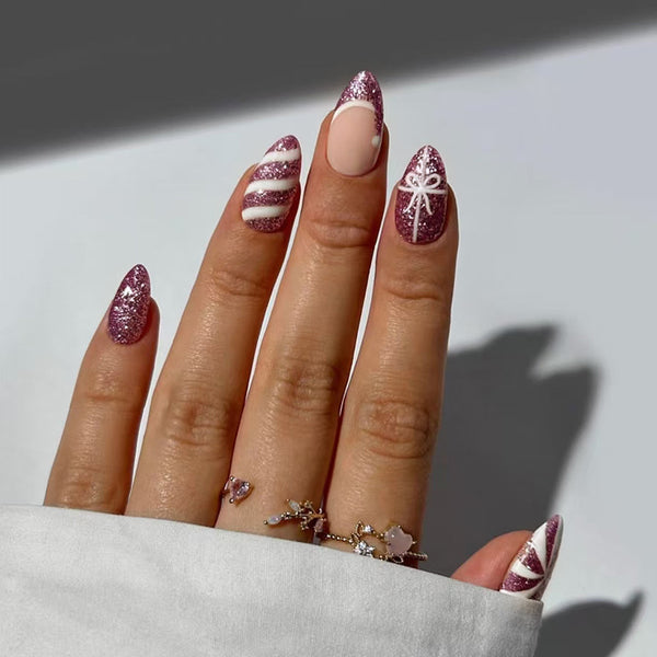 30 Pcs Press On Nails W1838