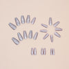 12 Sizes-24 Pcs Press On Nails W1576