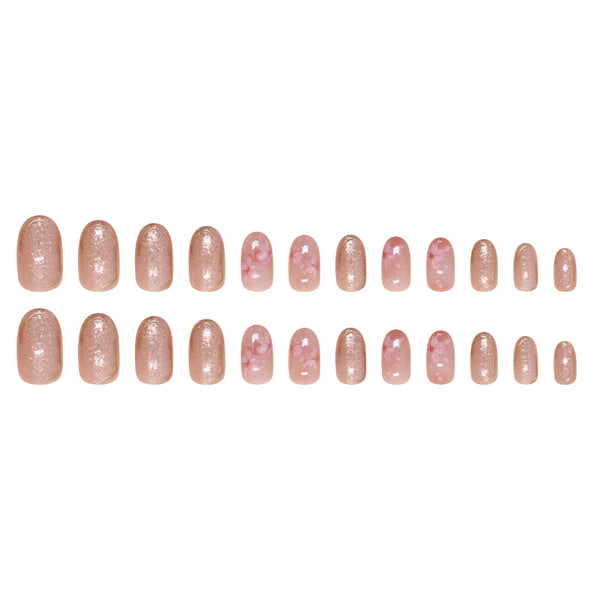 12 Sizes-24 Pcs Press On Nails W1739