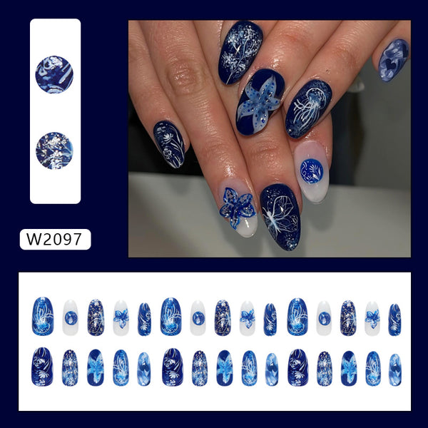 30 Pcs Press On Nails W2097