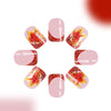 12 Sizes-24 Pcs Press On Nails C633
