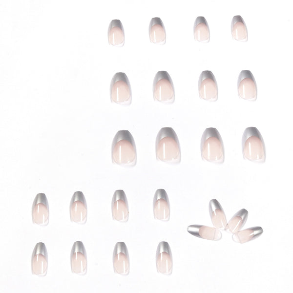 12 Sizes-24 Pcs Press On Nails JP1098