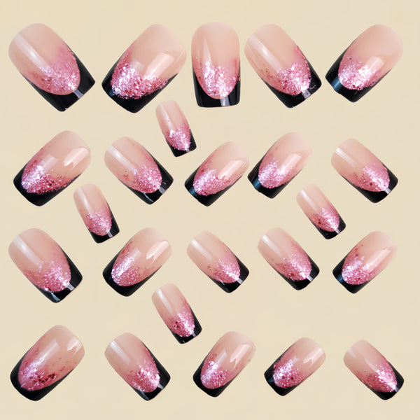 12 Sizes-24 Pcs Press On Nails Y1729-2