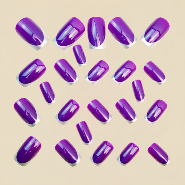 12 Sizes-24 Pcs Press On Nails Y1449