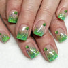 12 Sizes-24 PcsPress On Nails C818