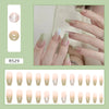 12 Sizes-24 Pcs Press On Nails R521