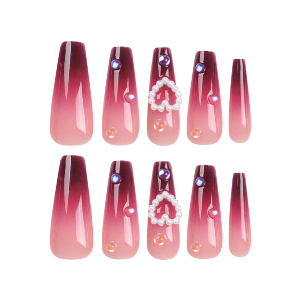 12 Sizes-24 Pcs Press On Nails JP2793