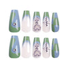 12 Sizes-24 Pcs Press On Nails JP2971