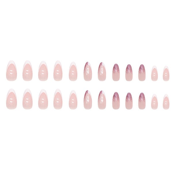 12 Sizes-24 Pcs Press On Nails W443