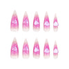 12 Sizes-24 Pcs Press On Nails JP3244