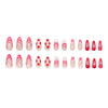 12 Sizes-24 Pcs Press On Nails Z1245