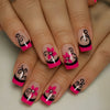 12 Sizes-24 Pcs Press On Nails Y1134