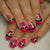 12 Sizes-24 Pcs Press On Nails Y1134