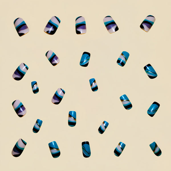 12 Sizes-24 Pcs Press On Nails Y274