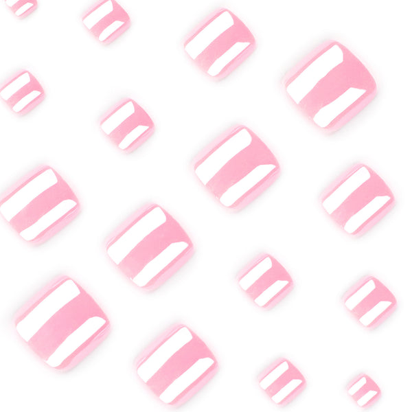 12 Sizes-24 Pcs Press On Nails JP4242