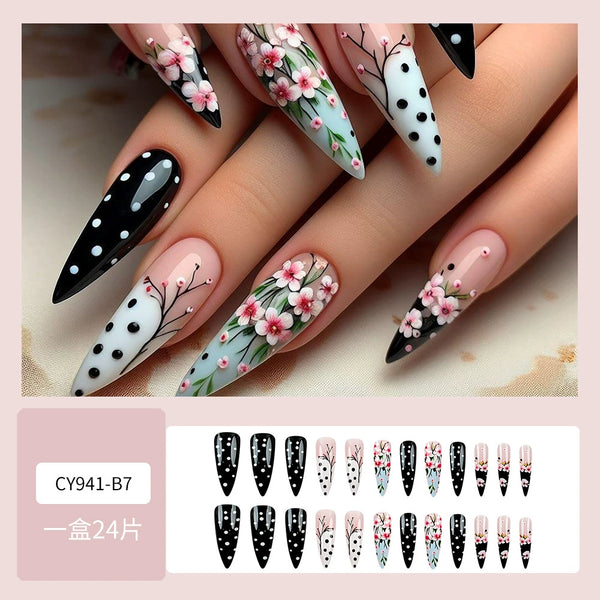 12 Sizes-24 PcsPress On NailsCY941-B7