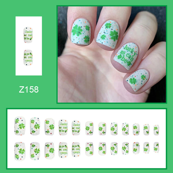 12 Sizes-24 PcsPress On Nails Z158