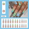 12 Sizes-24 Pcs Press On Nails Z984