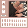 12 Sizes-24 Pcs Press On Nails R361