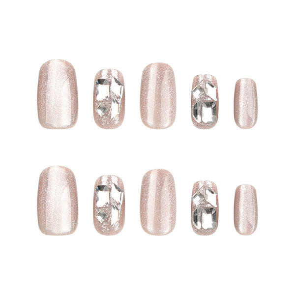12 Sizes-24 Pcs Press On Nails GN021