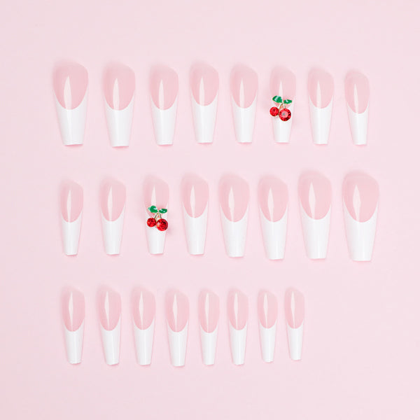 12 Sizes-24 Pcs Press On Nails JP1623