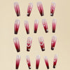 12 Sizes-24 Pcs Press On Nails D009