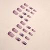 12 Sizes-24 Pcs Press On Nails W1418