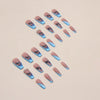 12 Sizes-24 Pcs Press On Nails Z668