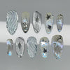 12 Sizes-24 Pcs Press On Nails W2057