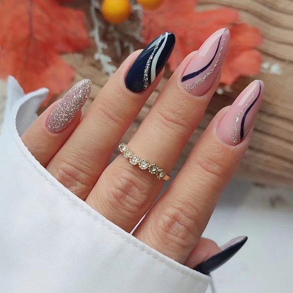 12 Sizes-24 Pcs Press On Nails W279