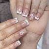12 Sizes-24 Pcs Press On Nails C1048