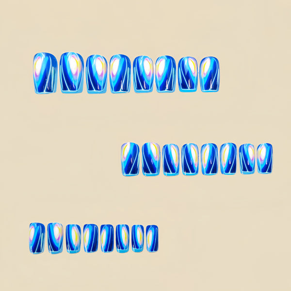 12 Sizes-24 Pcs Press On Nails Y538