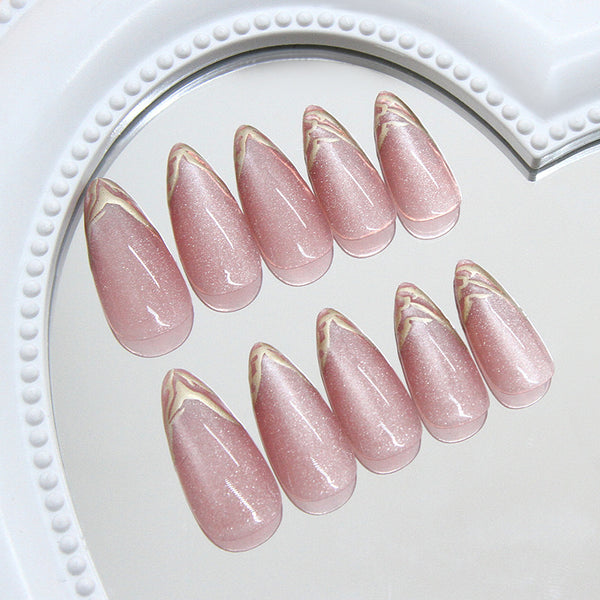 12 Sizes-24 Pcs Press On Nails W1900