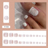 12 Sizes-24 Pcs Press On Nails F159