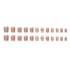 12 Sizes-24 Pcs Press On Nails MY008