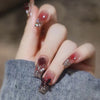 12 Sizes-24 Pcs Press On Nails Z605