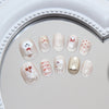 12 Sizes-24 Pcs Press On Nails K023
