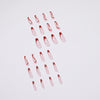 12 Sizes-24 Pcs Press On Nails JP1455