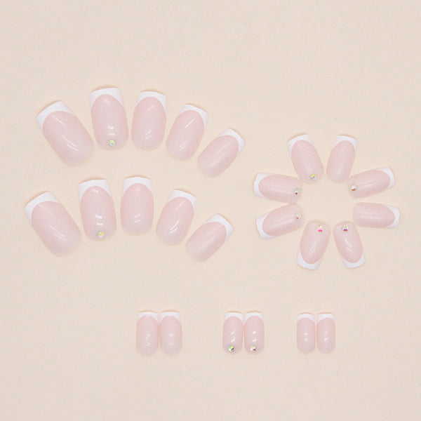 12 Sizes-24 Pcs Press On Nails Z638