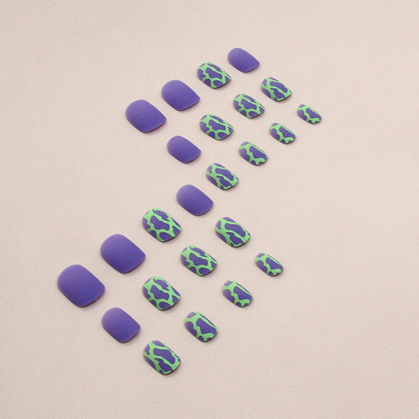 12 Sizes-24 Pcs Press On Nails W1143