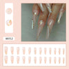 12 Sizes-24 Pcs Press On Nails W052