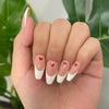 12 Sizes-24 Pcs Press On Nails JP1339