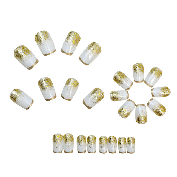 12 Sizes-24 Pcs Press On Nails Y1929