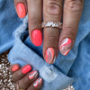 12 Sizes-24 Pcs Press On Nails W446