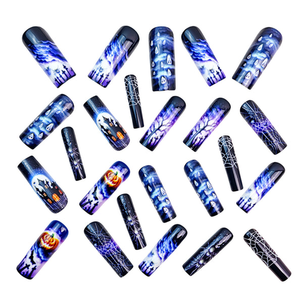 12 Sizes-24 Pcs Press On Nails Y855