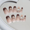 12 Sizes-24 Pcs Press On Nails Z837