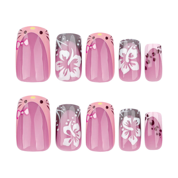 12 Sizes-24 Pcs Press On Nails JP3519