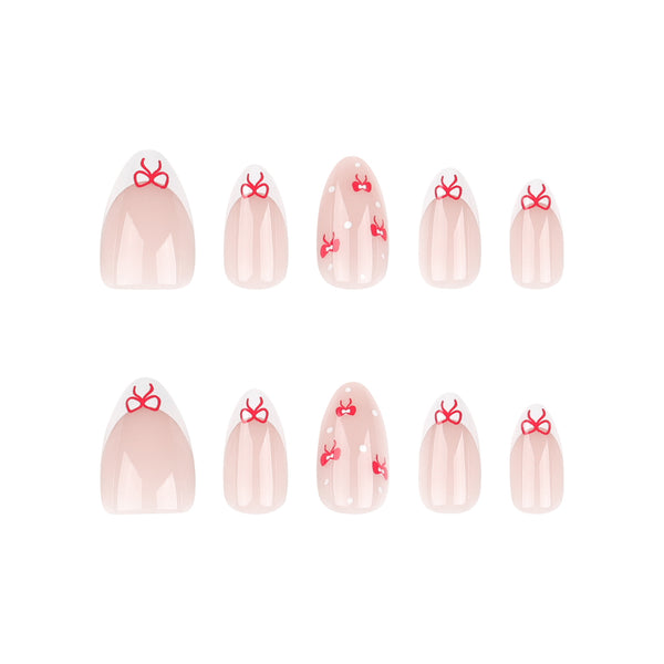 12 Sizes-24 Pcs Press On Nails JP3121