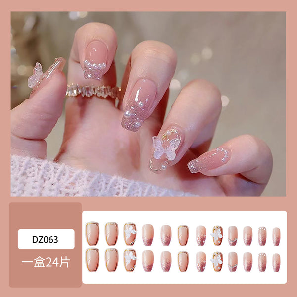 12 Sizes-24 PcsPress On Nails DZ063
